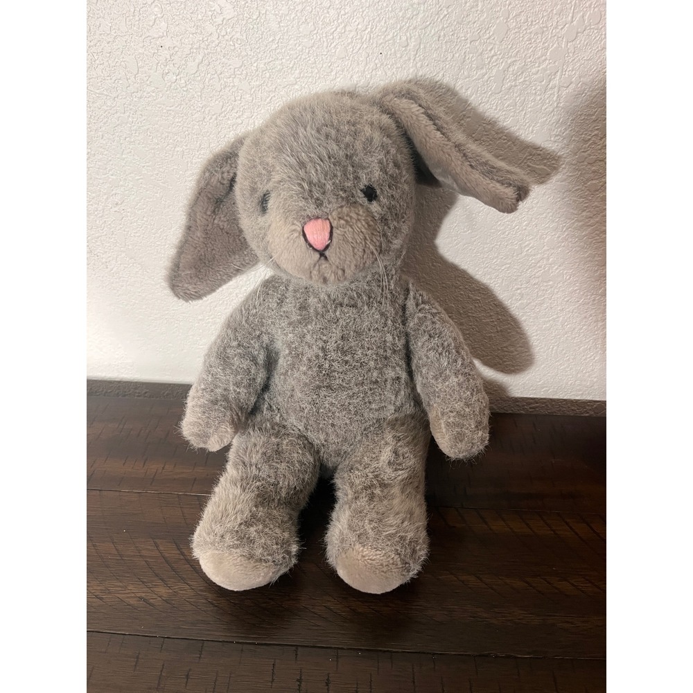 Bearland Grey Bunny Rabbit Plush Floppy Ear Stuffed Animal 80s 90s Vintage